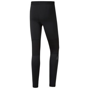 Legginsy Męskie Reebok Compression Czarne PL 23QZRYB